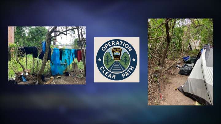'This ends today': Fall River police operation clears out 'colony of criminals' from city trail
