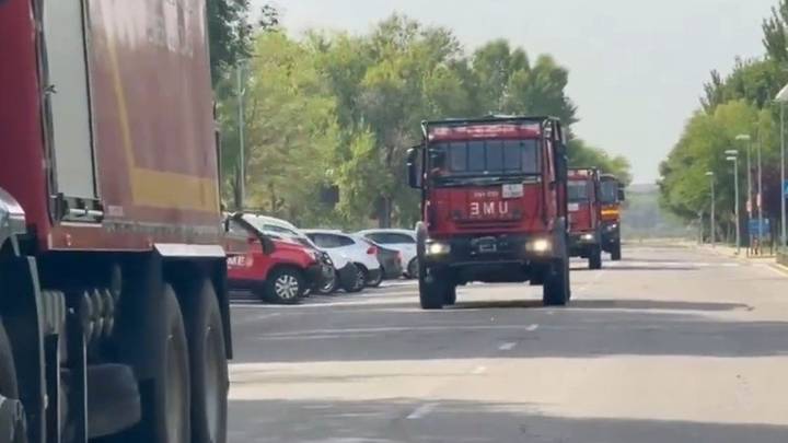Incendio de Ávila: Desalojan dos barrios de Las Navas del Marqués por la cercanía de las llamas