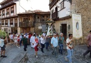 La Virgen de Valmayor, trasladada en andas desde Potes a su santuario