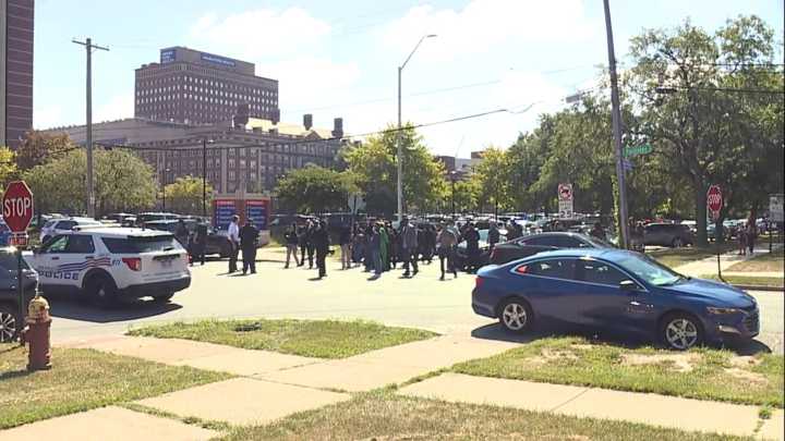 Suspect accused of shooting ex-wife at a hospital taken into custody