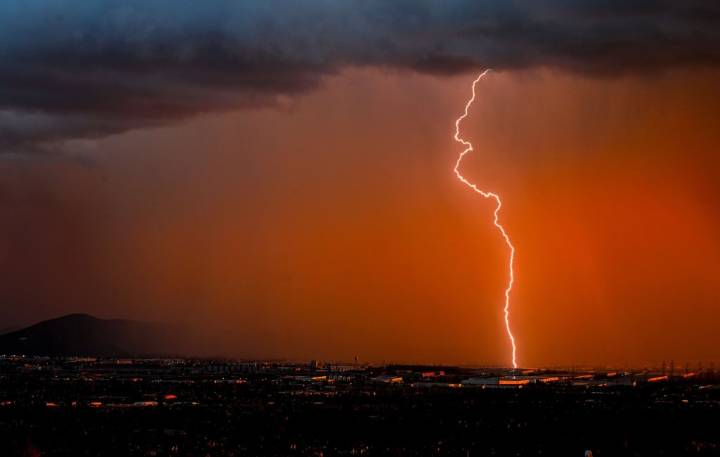 Hundreds of lightning strikes logged, some sparking brush fires around Southern California