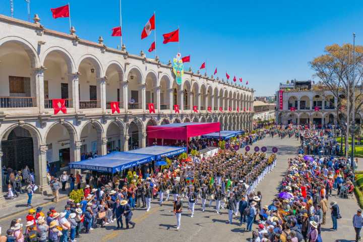 Arequipa celebra su 485º aniversario con una fiesta histórica llena de tradición y orgullo