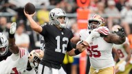 Raiders place quarterback Aidan O'Connell on injured reserve