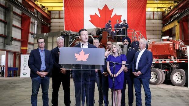Poilievre says Carney's moving in the 'wrong direction,' pledges to 'legalize' pipelines