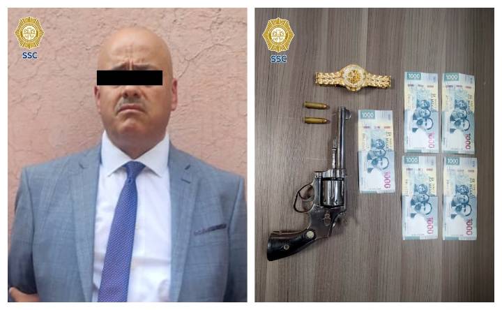 Robo con violencia en Polanco; SSC detiene a hombre armado que despojó a transeúnte de reloj y dinero