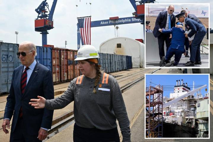 White House scrapped Biden ship tour after learning 'how many steps were involved,' emails show