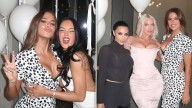 Khloe Kardashian Wears Glamorous, Body-Hugging Look For Pal's Birthday