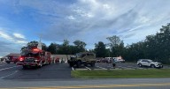Police, emergency teams converge in Gretna