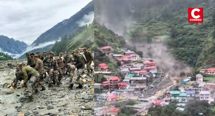 Tragedia en India: Más de 100 desaparecidos y al menos 5 muertos tras aluvión (VIDEO)