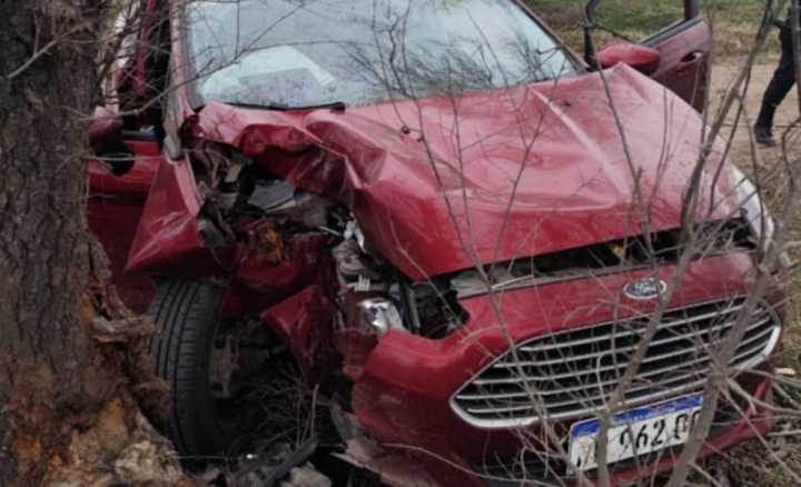 Un joven grave tras un choque