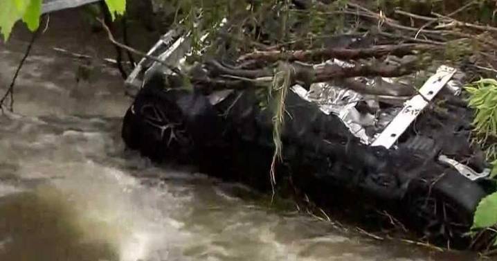 Heavy rain causes road collapse in Menomonee Falls