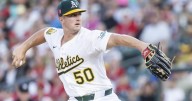 Athletics hit three home runs in 10