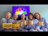 Friends Celebrate Birthdays with PJ Party in Sunday Mug Shot