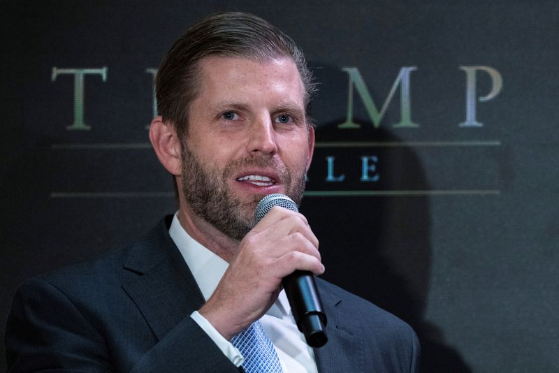 Eric Trump plans to visit Japan in September, Bloomberg News reports