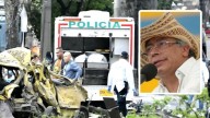 “Corriendo como ladrones de celulares”: Gustavo Petro reveló detalle inédito de los capturados por carro bomba en Cali