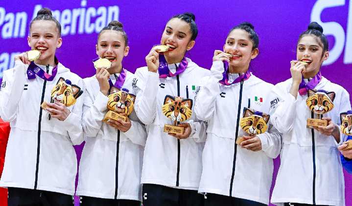 Los triunfos no paran: México gana dos medallas de oro en gimnasia rítmica en los Juegos Panamericanos jr
