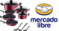 Mercado Libre: Batería de cocina T-Fal de 12 piezas baja de 2 mil 599 a mil 848 pesos