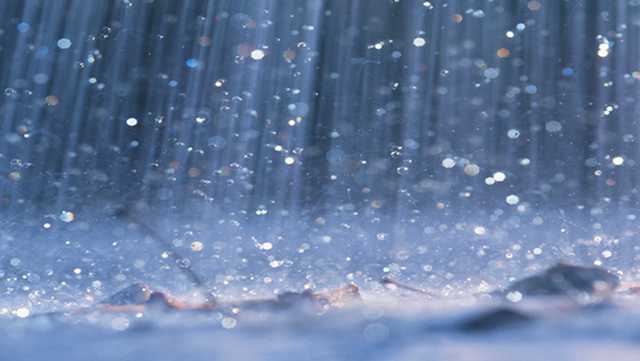 Spotty weekend showers