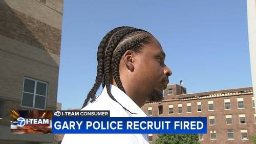 Recruit, Rastafarian man says Gary Police Department fired him because of his hair, after being sworn