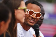 Now healthy, De Grasse shares support on managing injuries to young long jumper