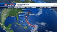 Erin a major hurricane and will stay east of the United States