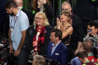 Photo of Taylor Swift at the Super Bowl Displayed Inside Chiefs Stadium