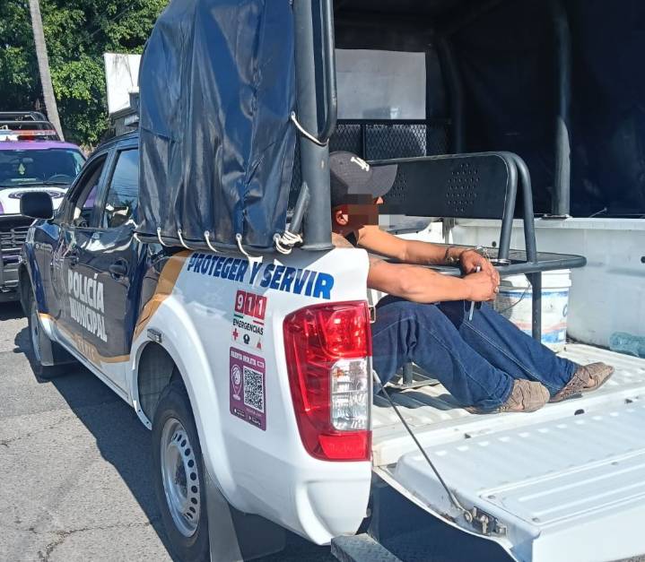 Detiene Policía Tepic a hombre presuntamente por agredir y lesionar a mujer