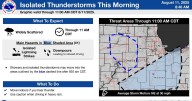 Storms, heavy rain possible in northern Illinois