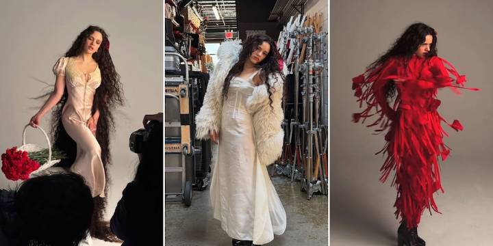 El glamour de Rosalía: cómo su estilo romántico e innovador transforma la moda global