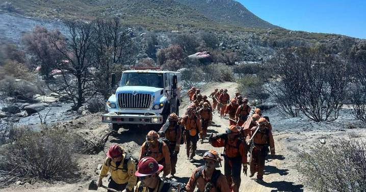 Calexico, Holtville, county firefighters join effort to contain Rosa Fire in Riverside County