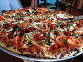 Try the deep-dish pizza at The Handsome Hobo in Muskegon