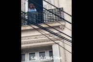 La Cuerpo convocó a San José 1111 Cristina Kirchner salió a saludar al balcón