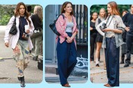 Katie Holmes Keeps Wearing Laidback Fall Outfits on Set