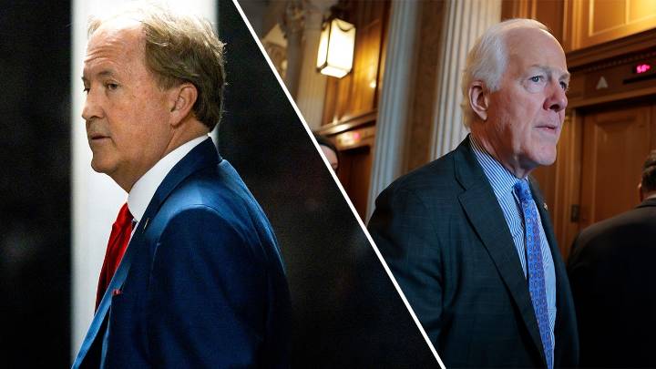 Cornyn, Paxton in dead heat in U.S. Senate primary, latest poll shows