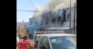 Reportan incendio en bodega de la colonia Barrio Alto