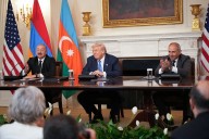 Armenian and Azerbaijan presidents sign historic peace deal at White House
