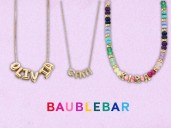Get 20% off the customizable bubble letter necklaces that trendsetters are obsessing over this summer