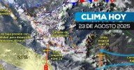 Temperaturas de hasta 45 °C,  lluvias fuertes y granizo: clima en México 23 de agosto de 2025