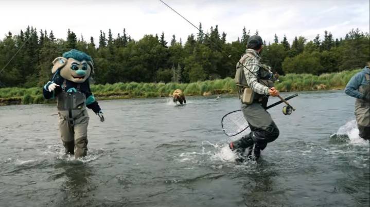 Insufferable PETA melts down over Seattle Kraken mascot’s Alaska fishing trip