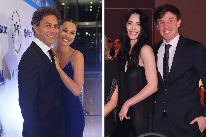 El tenso reencuentro de Pampita y García Moritán (con sus parejas) en una gala benéfica