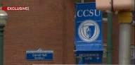 Connecticut's state university food service workers picket for 'livable' wages