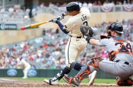 Twins hammer former teammate in 8-1 victory over first