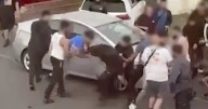 'Wild West' street brawl in Birmingham sees thug pull out machete