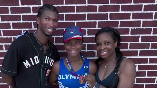 Omaha teenager overcomes health challenges to become track and field All