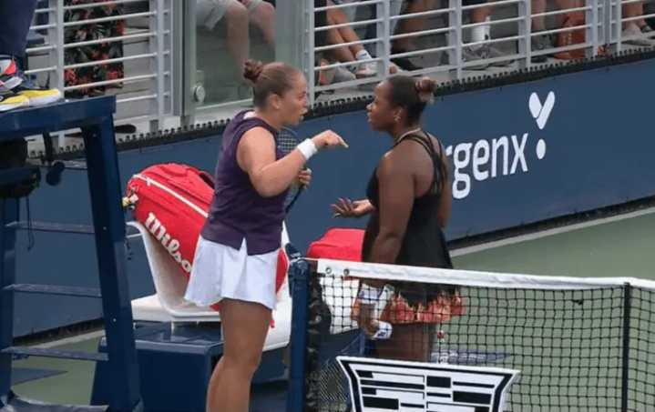 Taylor Townsend y Jelena Ostapenko protagonizan altercado tras partido en el US Open