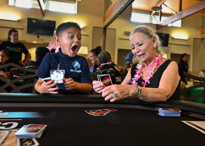 Generation connect over games and dancing in Fullerton