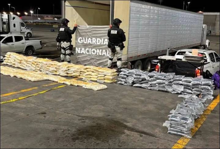Guardia Nacional decomisa 2.75 toneladas de drogas en Tijuana