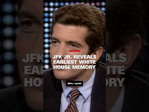 JFK Jr. reveals his earliest White House memory
