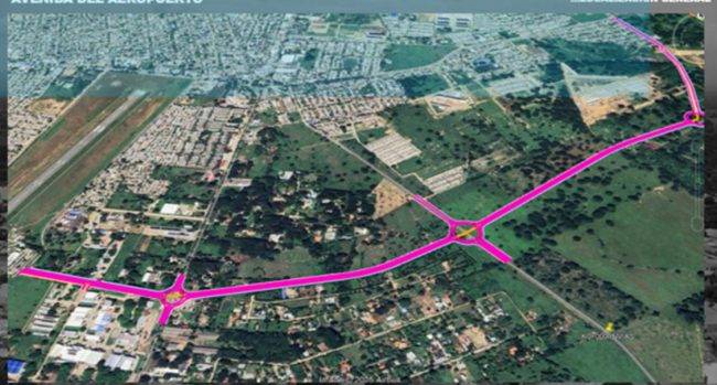 Gobierno del alcalde Ernesto Orozco adjudicó construcción de la vía multifuncional entre Aeropuerto