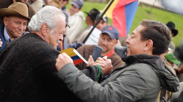 Campesinos de Tasco cuestionan al gobernador de Boyacá por acuerdos con líderes del paro de parameros #Tolditos7días